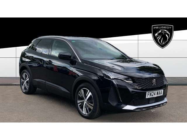 Black Used 2024 Peugeot 3008 Active SUV | £21,856 (Fair price) - Image 1/4