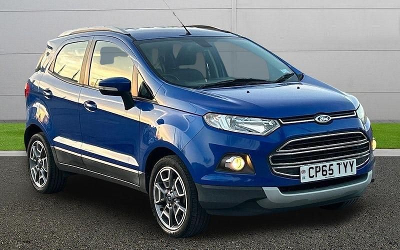 Used Ford Ecosport Titanium 95 HP (69 kW) 2016 Blue SUV