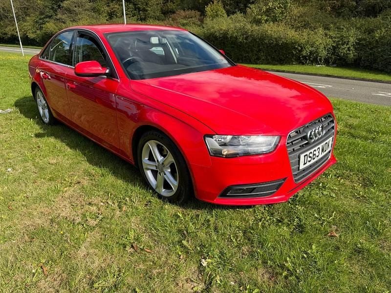 Red Used 2013 Audi A4 Design Sedan | £4,495 (Fair price) - Image 1/4