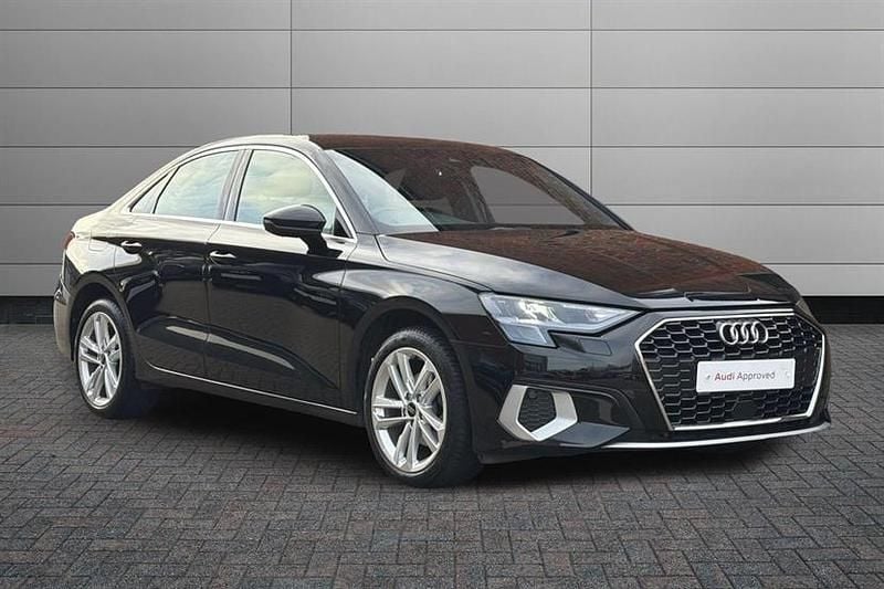 Mythos black Used 2023 Audi A3 Sport Sedan | £24,195 (Fair price) - Image 1/4