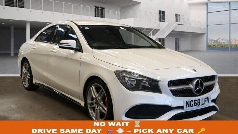 White Used 2019 Mercedes CLA180 AMG line Sedan | £11,049 (Fair price) - Image 1/4