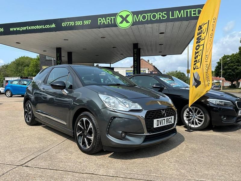 Grey Used 2017 DS Automobiles DS3 Elegance Hatchback | £5,495 (Fair price) - Image 1/4
