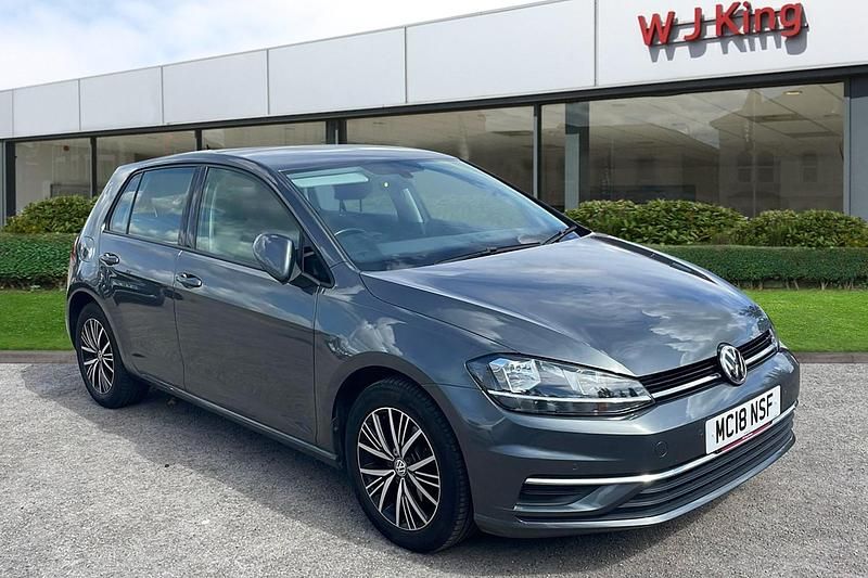 Grey Used 2018 VW Golf VII SE Hatchback | £10,995 (Fair price) - Image 1/3