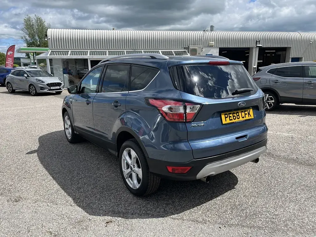 Used Ford Kuga Titanium X 120 HP (88 kW) 2018 Chrome blue SUV