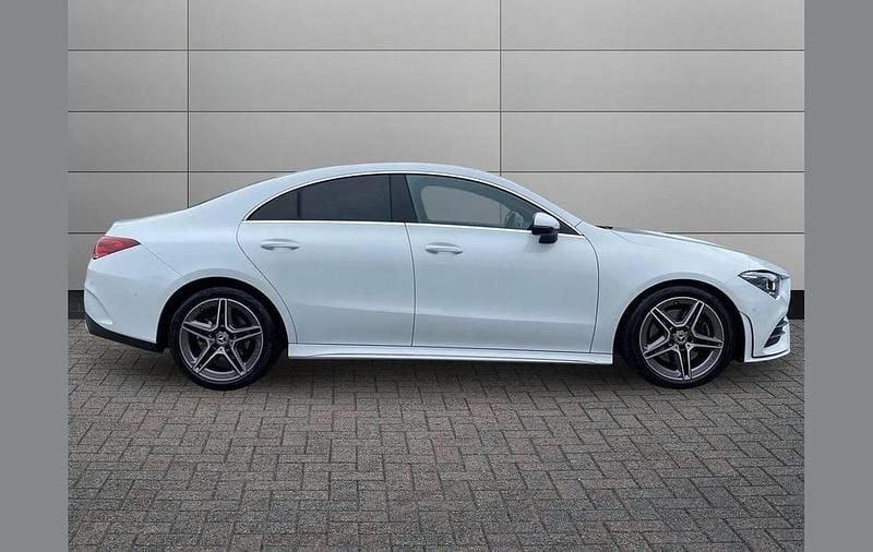 Used Mercedes CLA200 AMG line 161 HP (118 kW) 2022 White Coupe