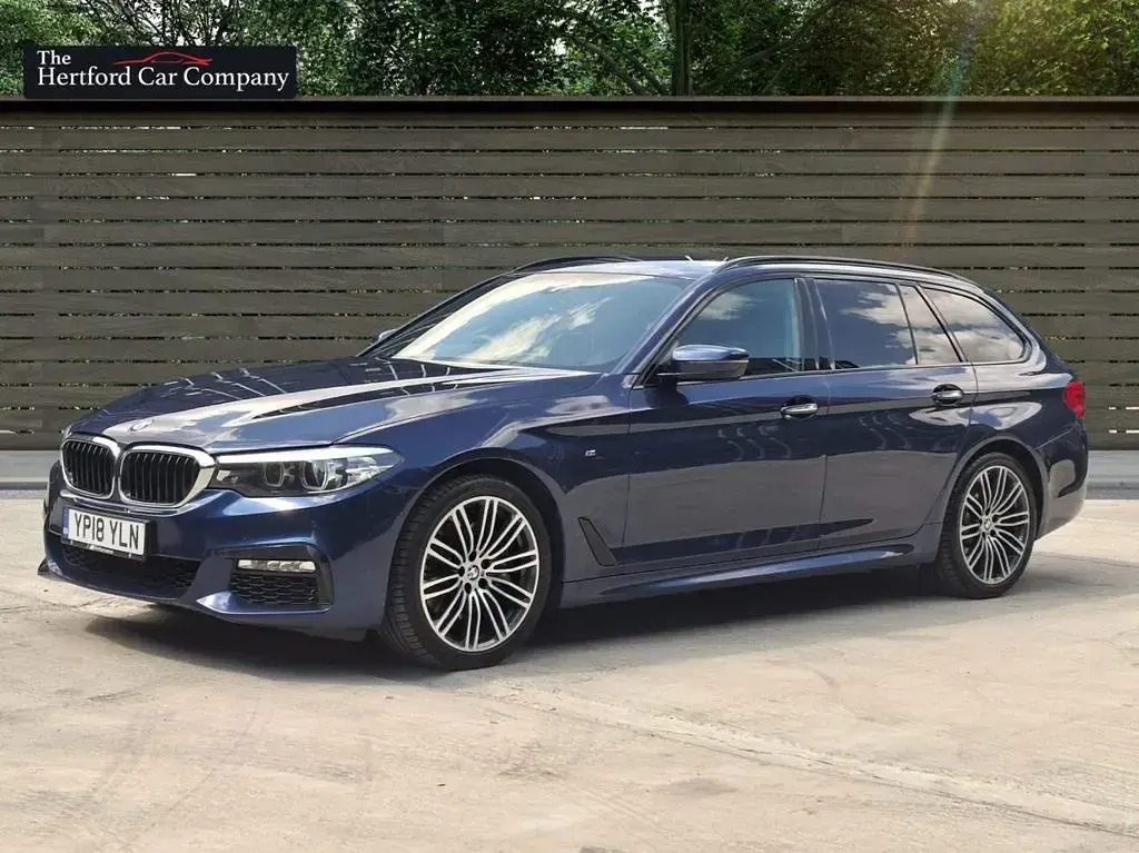 Used BMW 530 M Sport 265 HP (194 kW) 2018 Blue Estate
