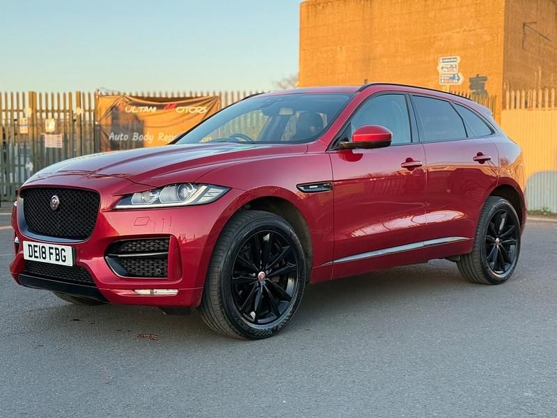 Used Jaguar F-Pace R-Sport 180 HP (132 kW) 2018 Red SUV