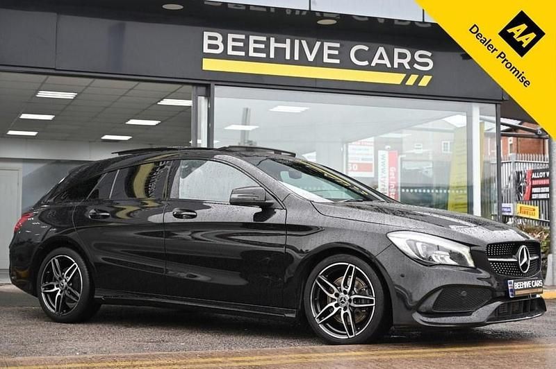 Black Used 2018 Mercedes CLA220 Shooting Brake AMG line Estate | £10,450 (Fair price) - Image 1/4