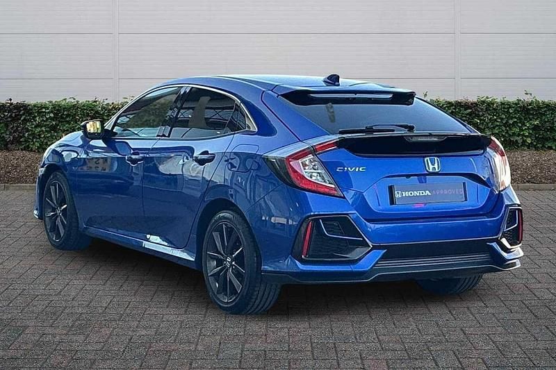 Used Honda Civic SR 126 HP (92 kW) 2021 Brilliant sporty blue Hatchback