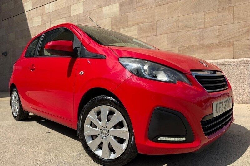 Red Used 2014 Peugeot 108 Active Hatchback | £2,500 (Good price) - Image 1/1