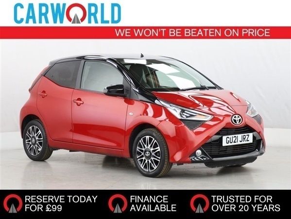 Red Used 2021 Toyota Aygo X-clusiv Hatchback | £13,188 - Image 1/1
