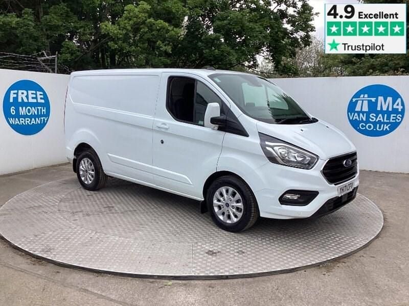 Frozen white (solid paint) Used 2022 Ford Transit Custom Limited | £15,995 (Good price) - Image 1/4