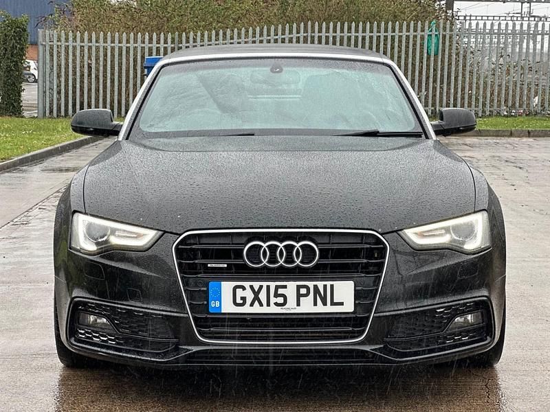 Used Audi A5 Cabriolet S-Line 2015 Black Cabriolet