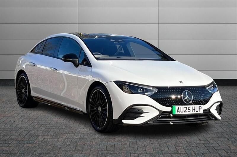 Opalite white bright Used 2025 Mercedes EQE350 AMG line Sedan | £58,995 (Fair price) - Image 1/4