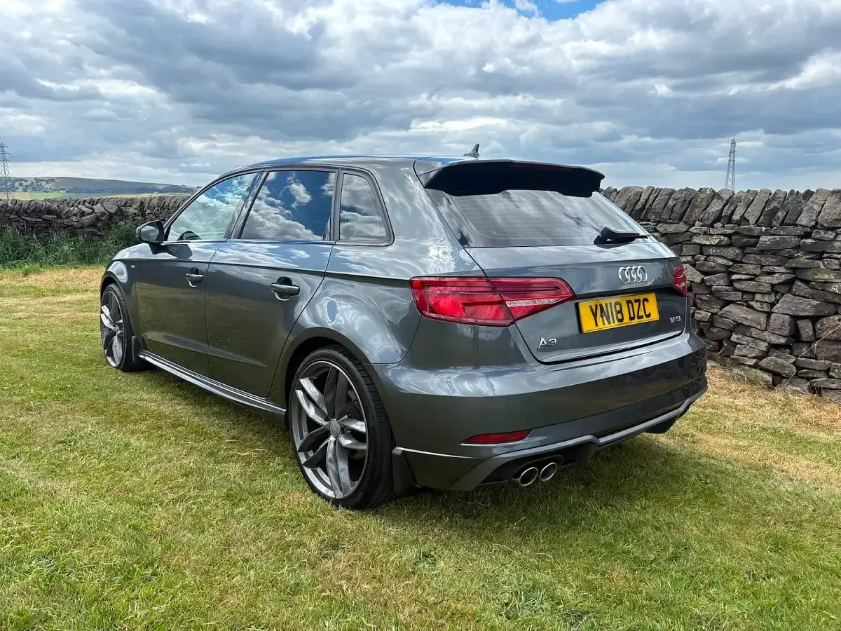 Used Audi A3 S-Line 150 HP (110 kW) 2018 Grey Sedan