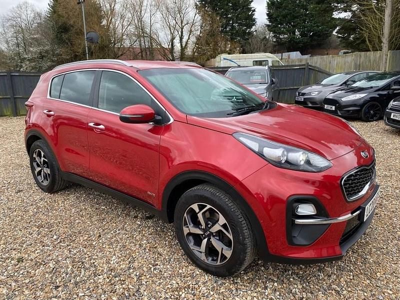 Begagnad Kia Sportage 174 HK (127 kW) 2020 Röd SUV