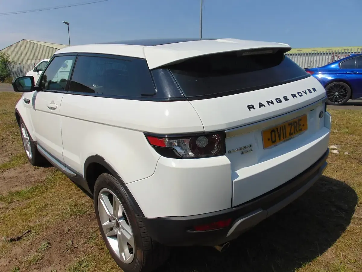 Used Land Rover Range Rover evoque Prestige 2011 White Coupe