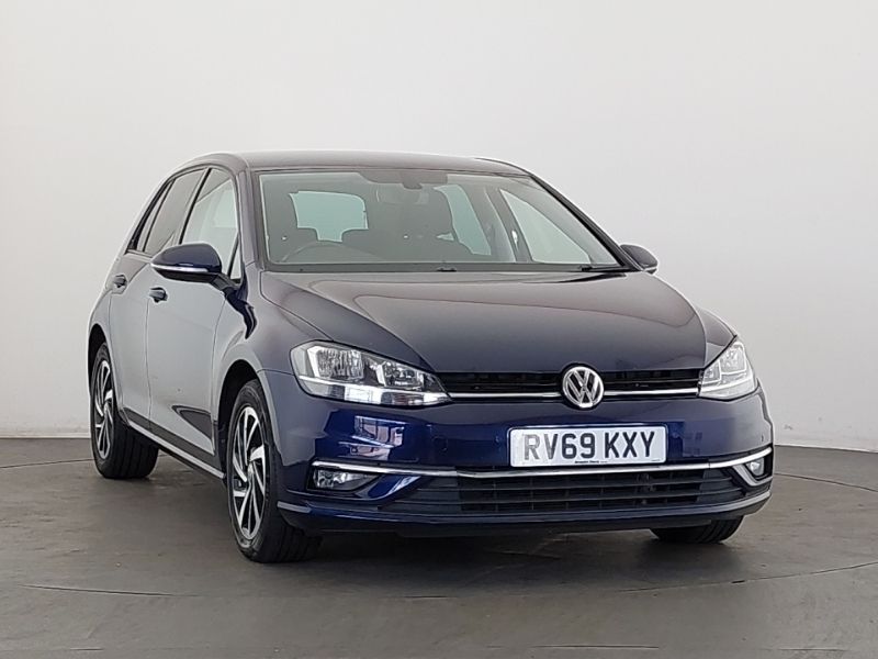 Blue Used 2019 VW Golf VII Match Hatchback | £13,698 (Fair price) - Image 1/4