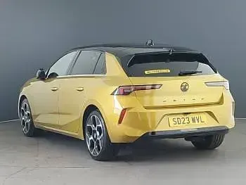 Used Vauxhall Astra Ultimate 2023 Yellow Hatchback