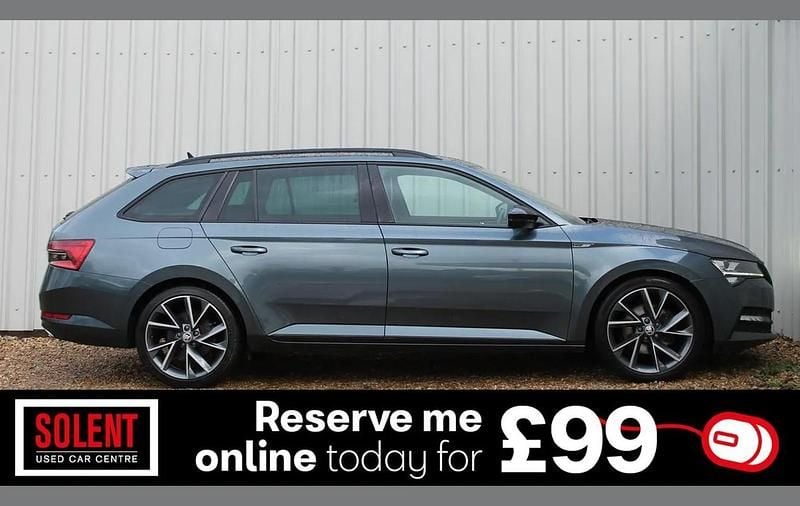 Used Skoda Superb SportlinePlus 150 HP (110 kW) 2019 Grey Estate