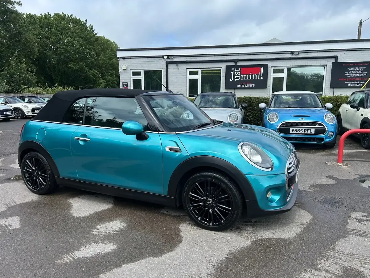 Used Mini Cooper Cabriolet 2017 Turquoise Cabriolet