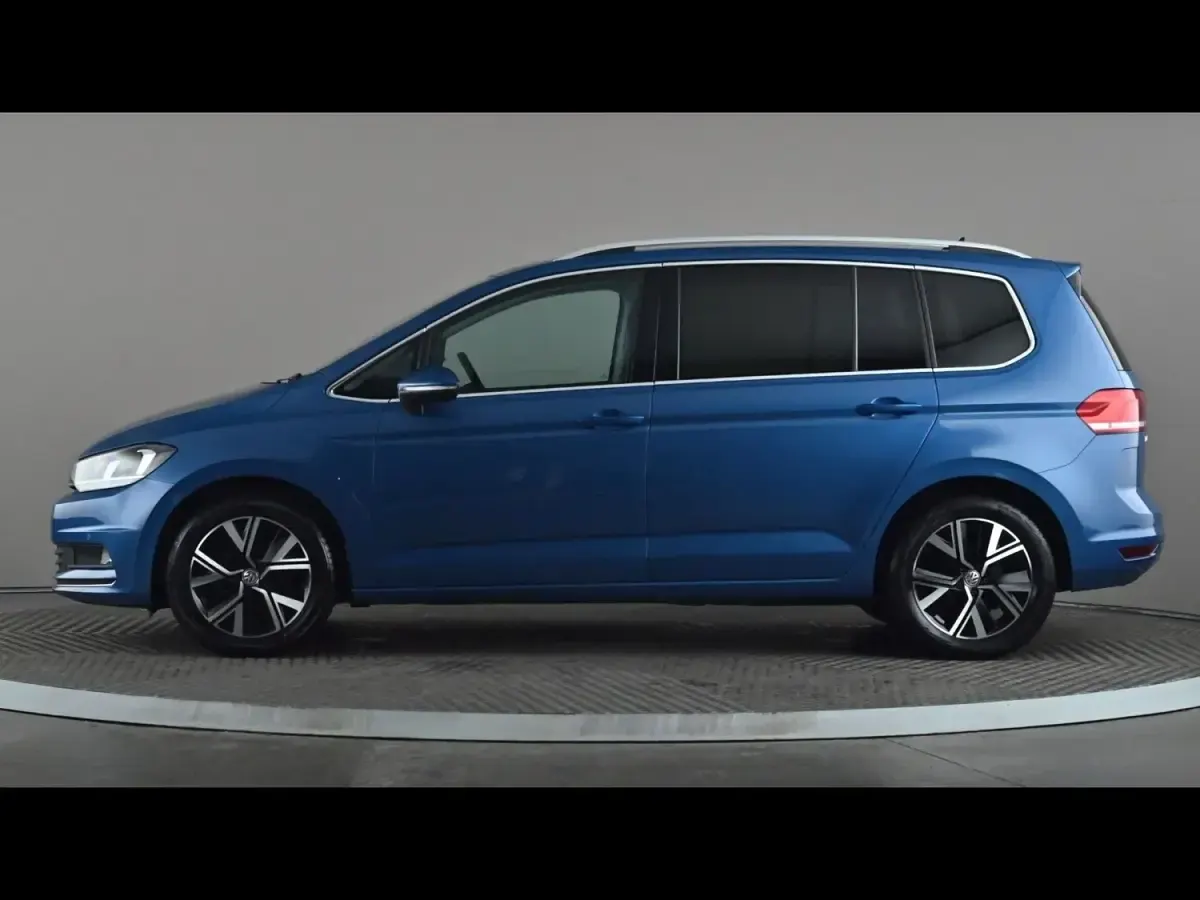 Begagnad VW Touran SEL 150 HK (110 kW) 2020 Blå Minibuss
