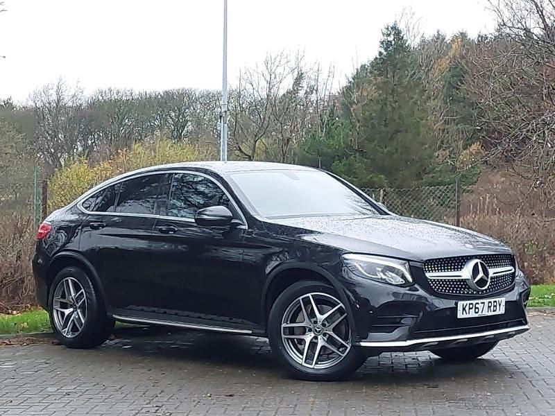 Black Used 2017 Mercedes GLC250 AMG line Coupe | £20,498 (Good price) - Image 1/4