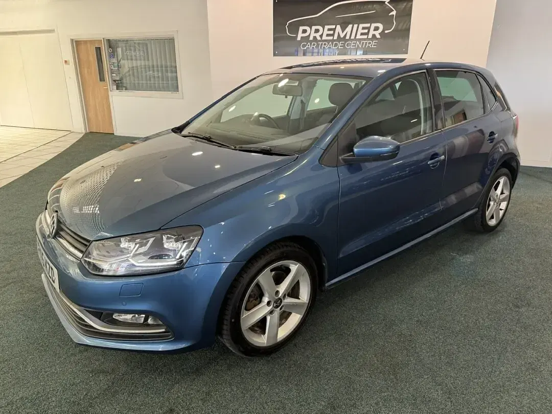 Used VW Polo SEL 110 HP (80 kW) 2015 Blue Hatchback
