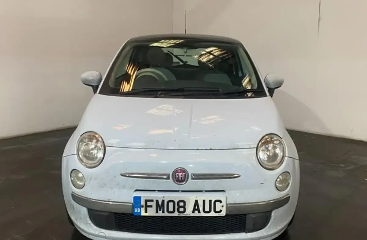 Used Fiat 500 Lounge 69 HP (50 kW) 2008 Blue Hatchback