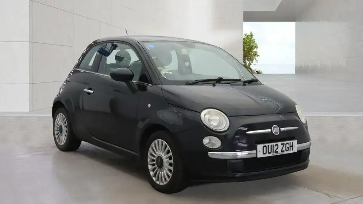 Used Fiat 500 Lounge 69 HP (50 kW) 2012 Black Hatchback