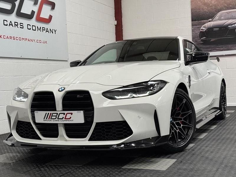 White Used 2021 BMW M4 Competition Edition Coupe | £49,390 (Good price) - Image 1/2