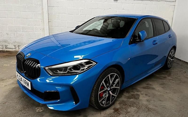Used BMW 128 Shadowline 265 HP (194 kW) 2024 Blue Hatchback