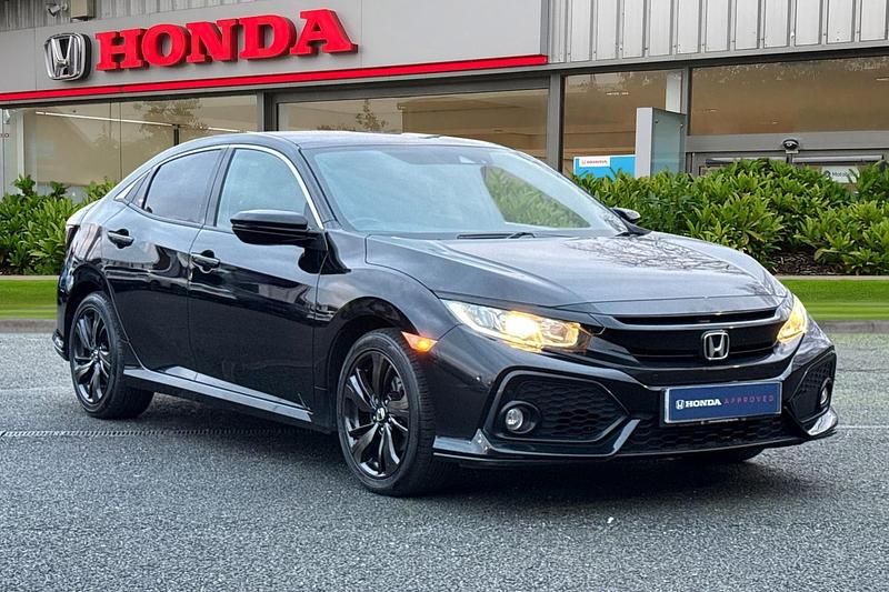 Used Honda Civic EX 2017 Black Hatchback