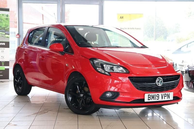 Used Vauxhall Corsa 90 HP (66 kW) 2019 Red Hatchback