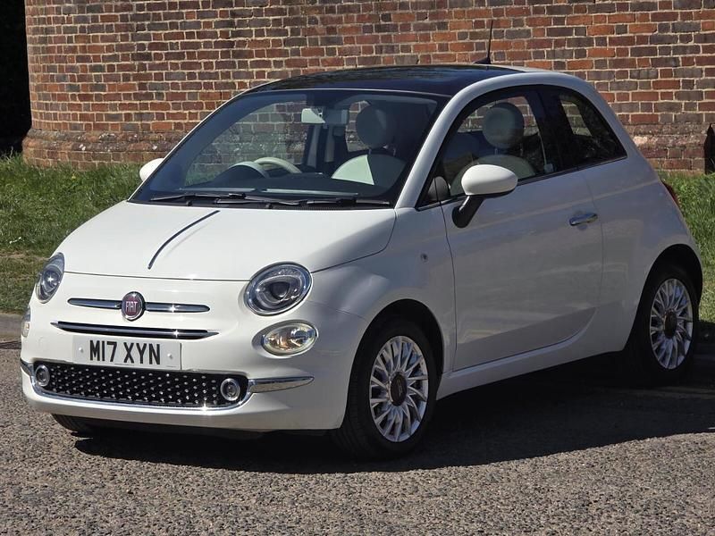 Used Fiat 500 Lounge 69 HP (50 kW) 2018 White Hatchback