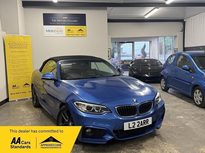 Blue Used 2016 BMW 220 M Sport Cabriolet | £8,995 (Fair price) - Image 1/4