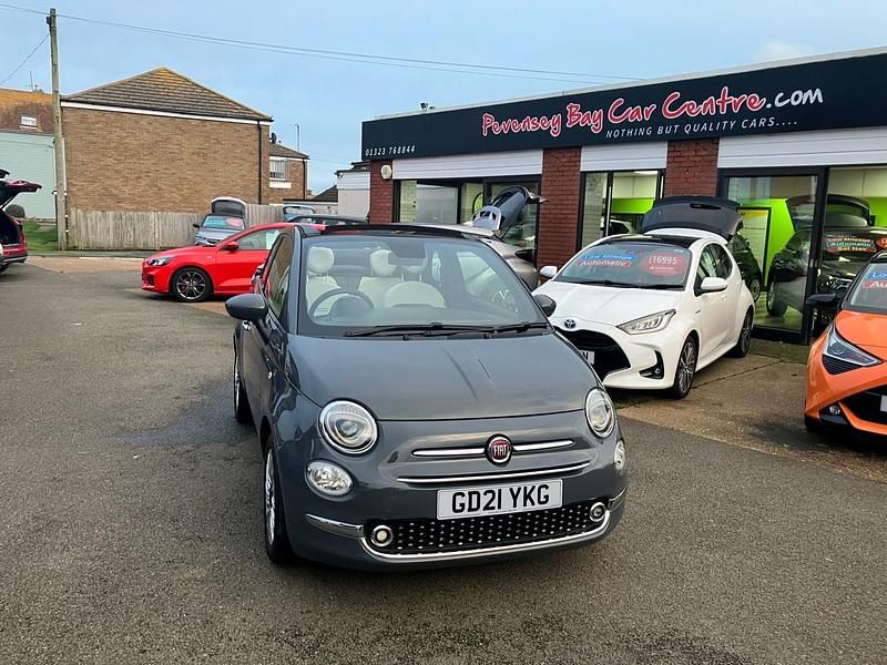 Grey Used 2021 Fiat 500C Dolcevita Cabriolet | £11,995 (Fair price) - Image 1/4