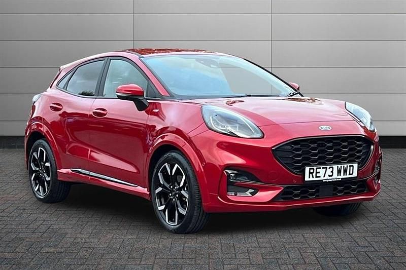 Red Used 2023 Ford Puma ST-Line X Hatchback | £20,490 - Image 1/4