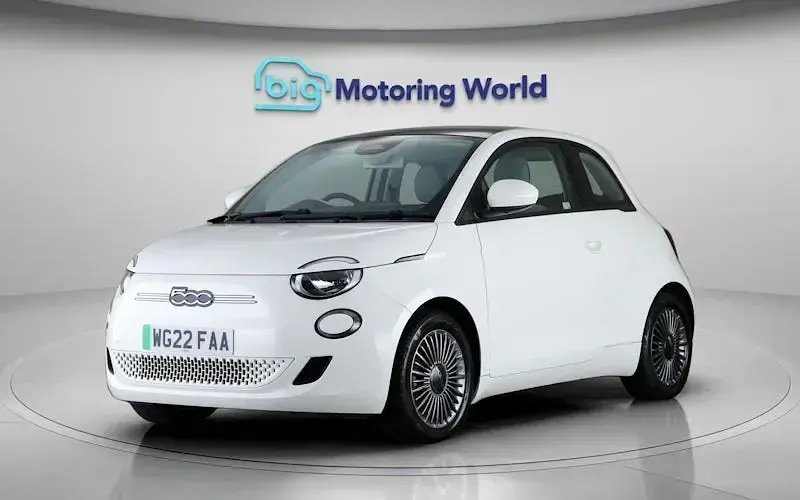 Used Fiat 500e Icon 86 kW (118 HP) 2022 White Hatchback