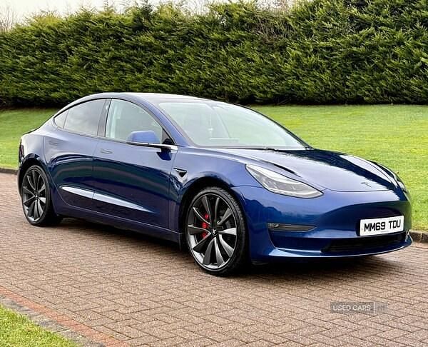Blue Used 2019 Tesla Model 3 Performance Sedan | £17,950 (Fair price) - Image 1/4