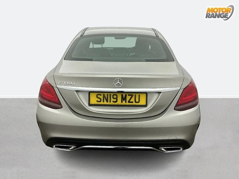 Used Mercedes C300 AMG line 2019 Silver Sedan