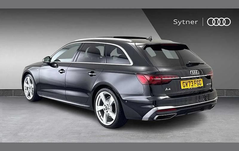 Used Audi A4 S-Line 200 HP (147 kW) 2023 Black Estate