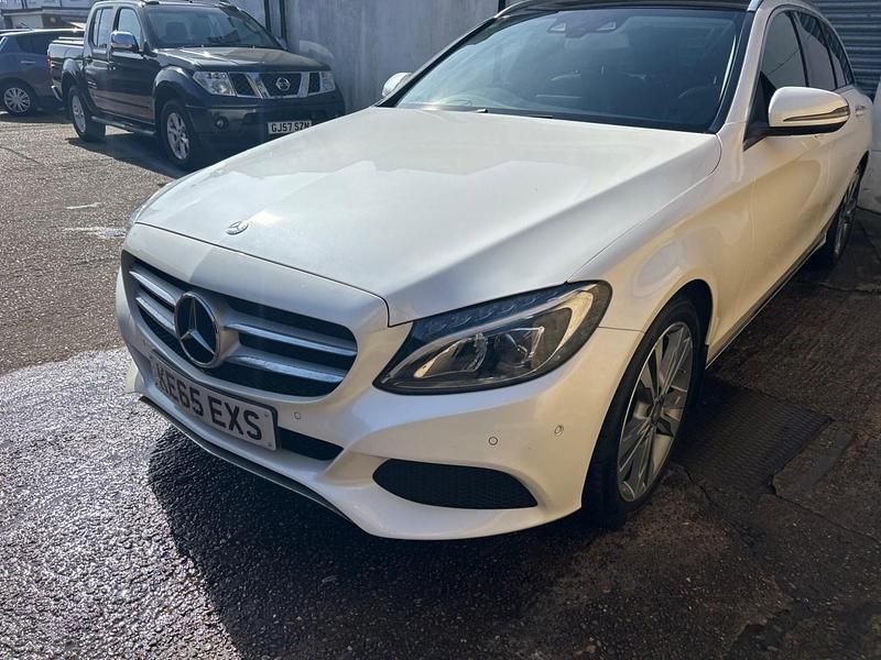 Used Mercedes C350e Premium 2016 White Estate