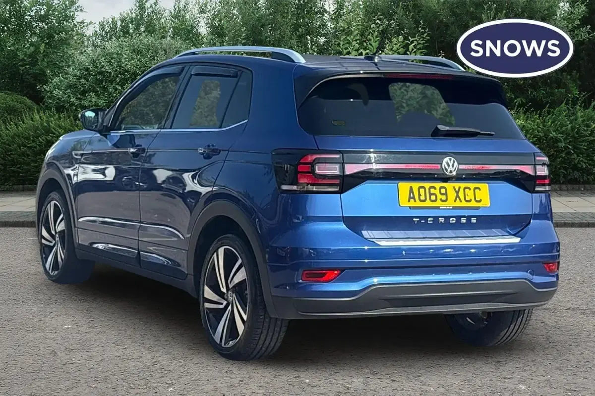 Used VW T-Cross R-line 115 HP (84 kW) 2019 Blue SUV