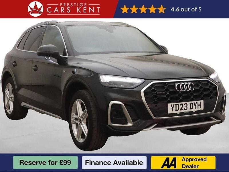 Black Used 2023 Audi Q5 S-Line SUV | £32,452 (Good price) - Image 1/3