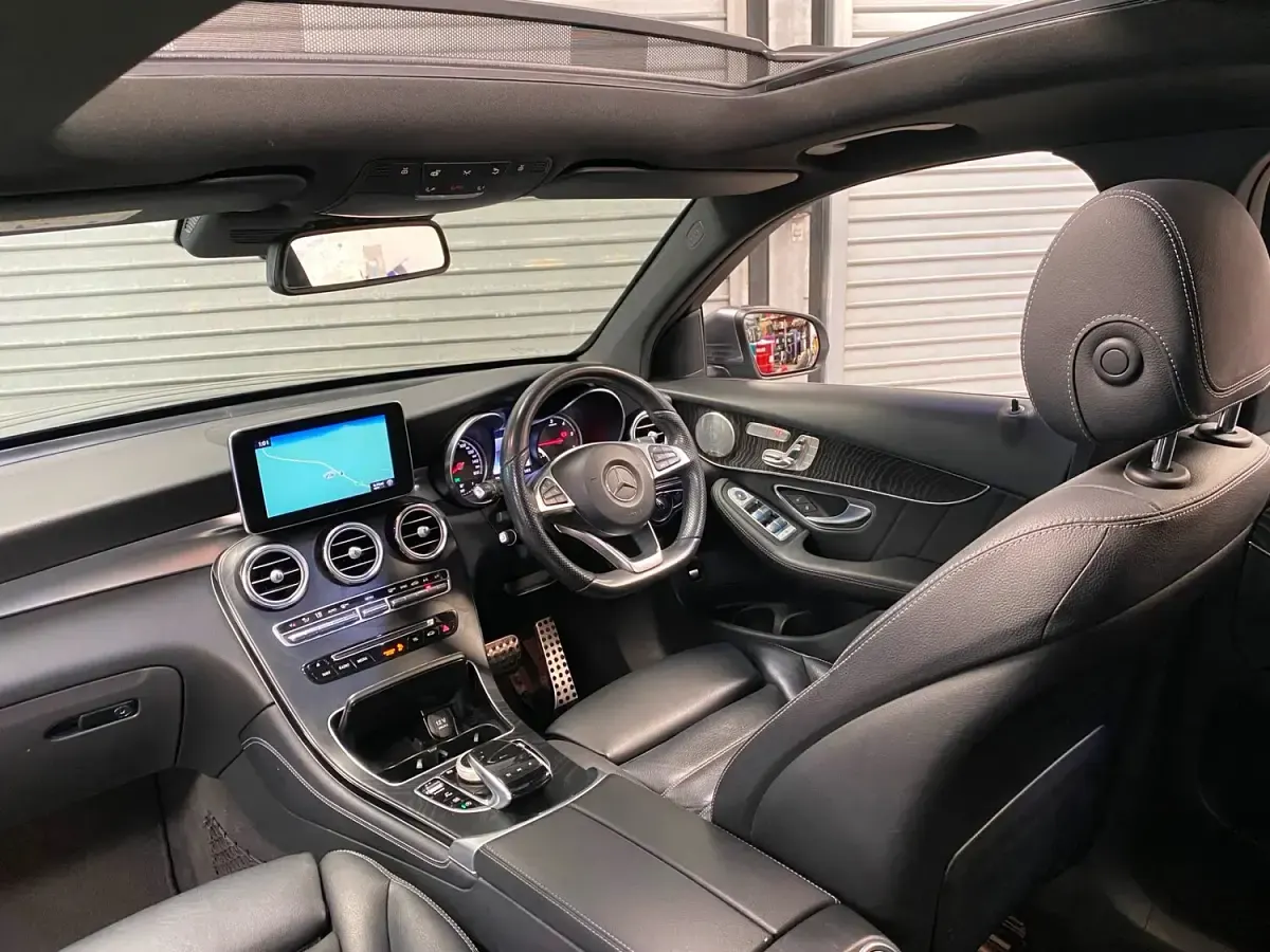 Used Mercedes GLC350 AMG line 255 HP (187 kW) 2017 Grey SUV