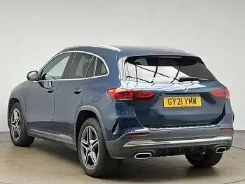 Used Mercedes GLA250 Exclusive 218 HP (160 kW) 2021 Blue SUV