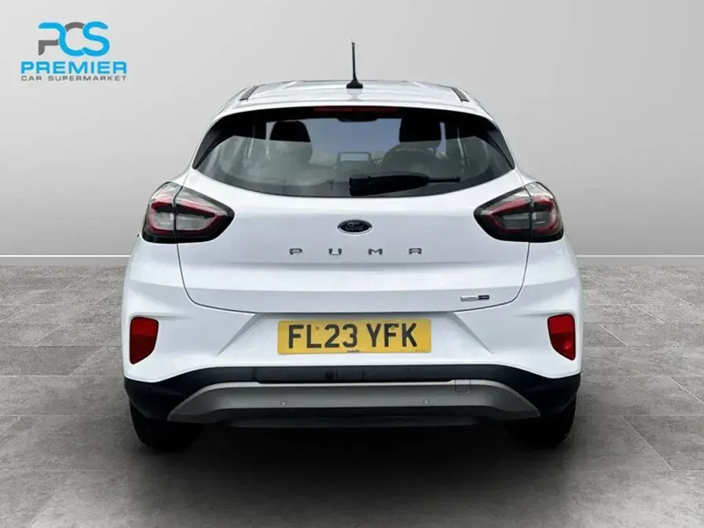 Used Ford Puma Titanium 125 HP (91 kW) 2023 Frozen white (premium paint) SUV
