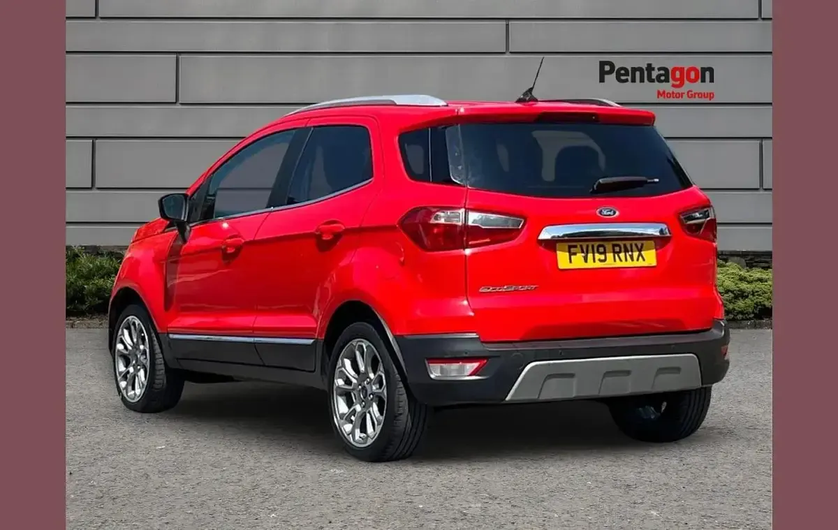 Used Ford Ecosport Titanium 125 HP (91 kW) 2019 Red SUV