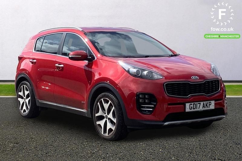 Used Kia Sportage GT-Line 177 HP (130 kW) 2017 Red SUV